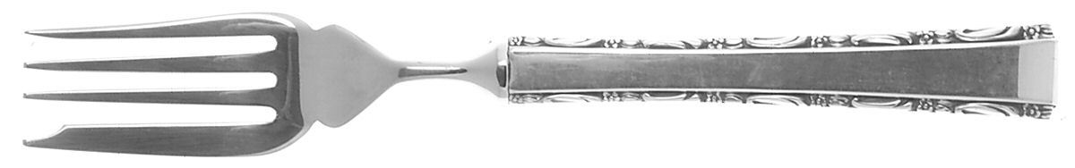 Madrigal (Sterling, 1962) Individual Hollow Fish Fork, Stainless Tines by Lunt Silver-1