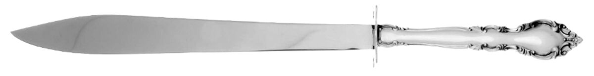 Malvern (Sterling, 1970) Large Stainless Blade Roast Carving Knife by Lunt Silver-1