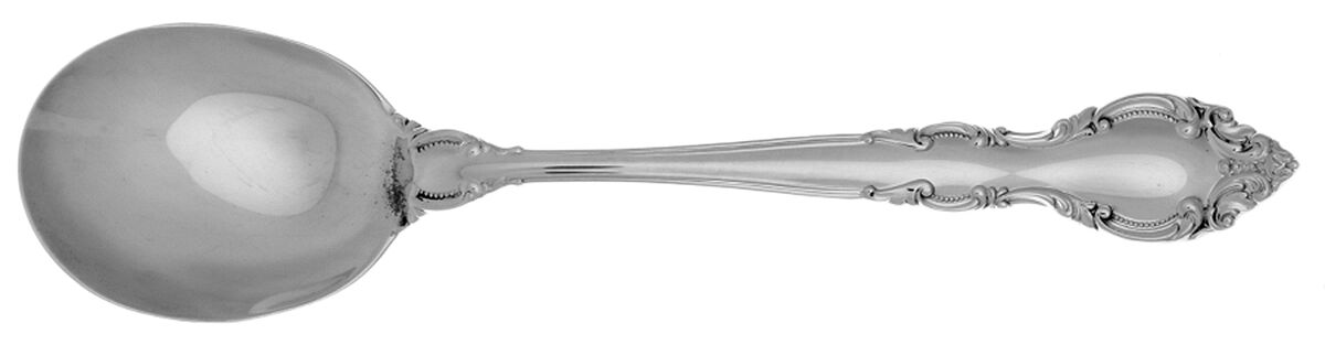 Malvern (Sterling, 1970) Round Bowl Soup Spoon (Cream Soup) HC by Lunt Silver-1