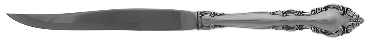 Malvern (Sterling, 1970) Individual Steak Knife w/Bevel Blade by Lunt Silver-1