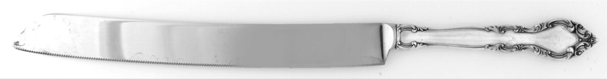 Malvern (Sterling, 1970) Wedding Cake Knife with Stainless Blade by Lunt Silver-1