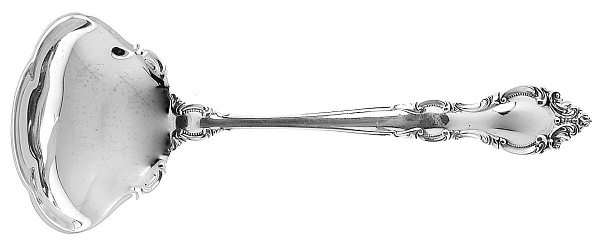 Malvern (Sterling, 1970) Solid Piece Cream Ladle by Lunt Silver-1