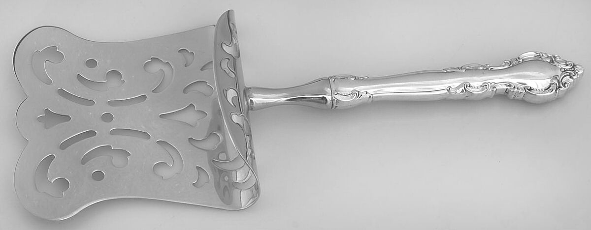 Malvern (Sterling, 1970) Hollow Asparagus Server with Stainless Hood by Lunt Silver-1