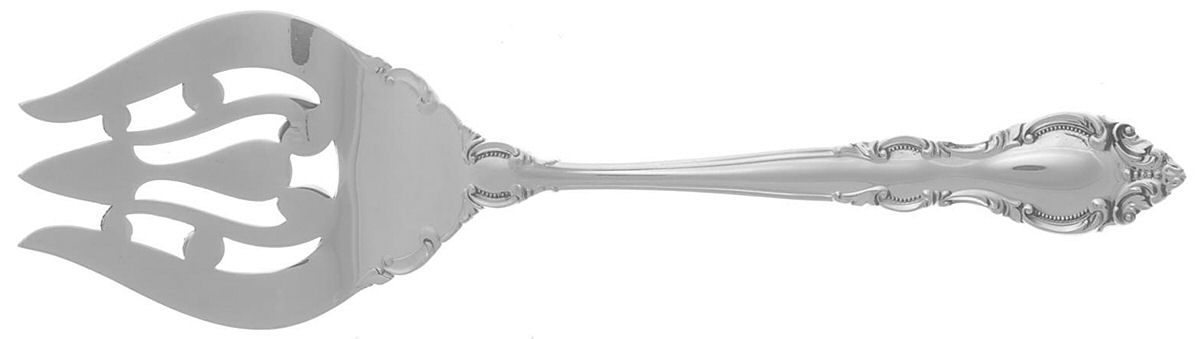Malvern (Sterling, 1970) Small Solid Cold Meat Serving Fork by Lunt Silver-1