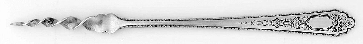 Mary II (Sterling, 1923) One Tine Butter Pick by Lunt Silver-1