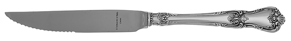 Memory Lane (Sterling, 1949) Steak Knife Individual Hollow, Serrate HC by Lunt Silver-1