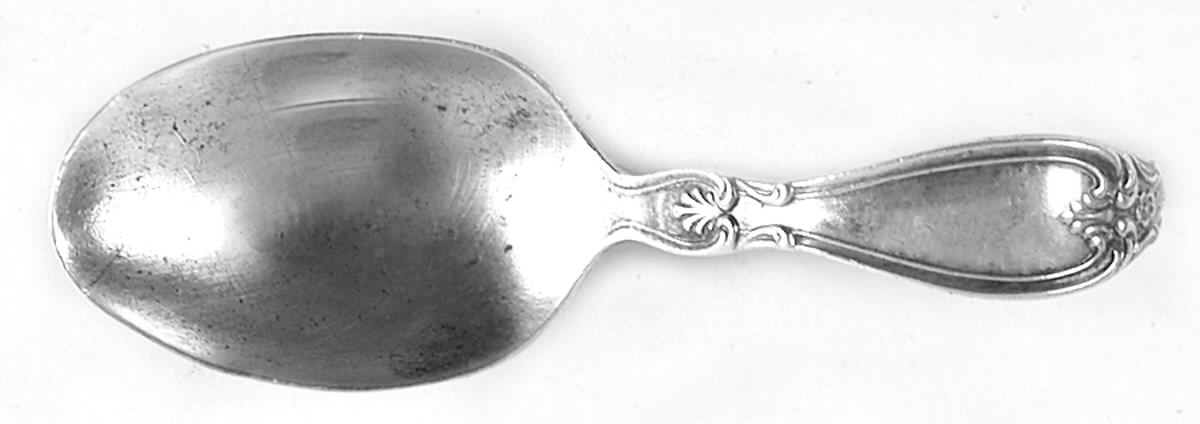 Memory Lane (Sterling, 1949) Curved Handle Baby Spoon by Lunt Silver-1