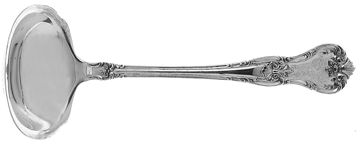Memory Lane (Sterling, 1949) Solid Piece Cream Ladle by Lunt Silver-1