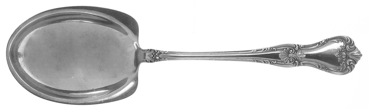 Memory Lane (Sterling, 1949) Solid Smooth Casserole Spoon by Lunt Silver-1