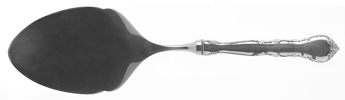 Mignonette (Sterling, 1960, No Monograms) Pastry Server with Stainless Blade by Lunt Silver-1