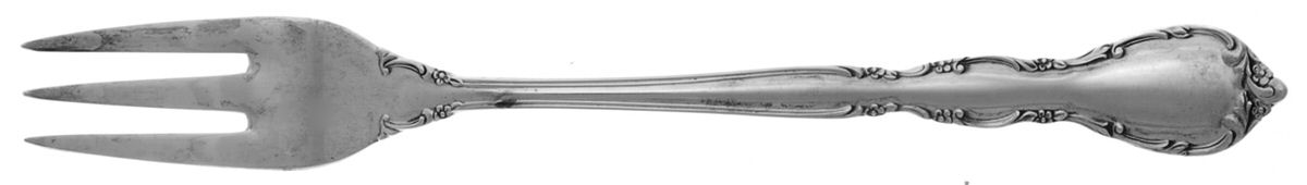 Mignonette (Sterling, 1960, No Monograms) Cocktail/Seafood Fork by Lunt Silver-1
