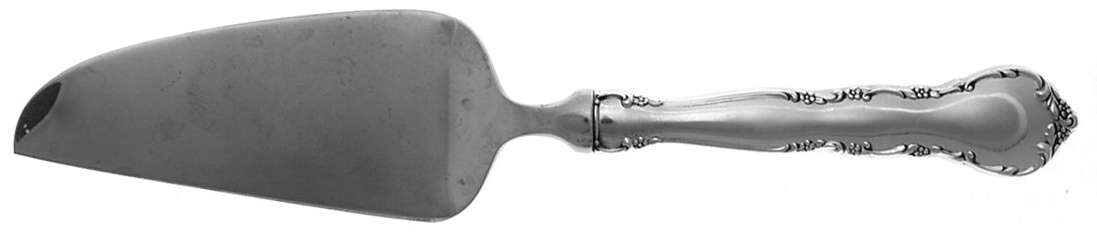Mignonette (Sterling, 1960, No Monograms) Cheese Knife with Stainless Blade by Lunt Silver-1