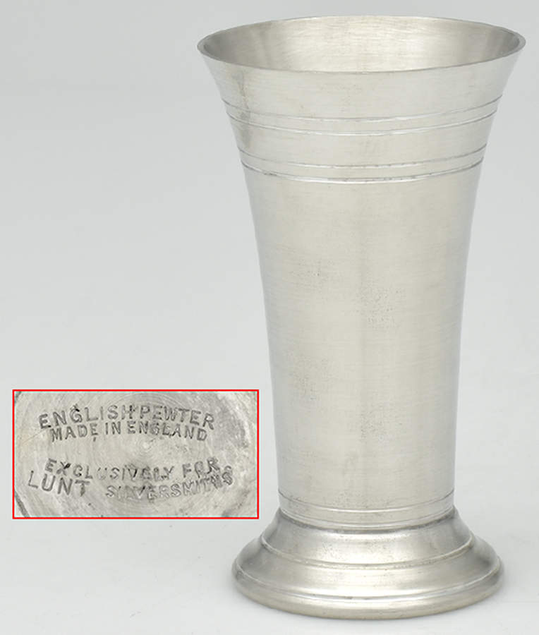 Pewter Hollowware Beaker by Lunt Silver-1