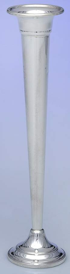 Sterling Hollowware 8" Weighted Vase by Lunt Silver-1