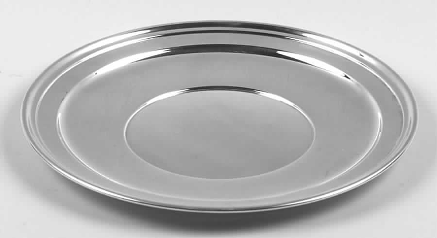 Sterling Hollowware Sterling Sandwich Plate by Lunt Silver-1