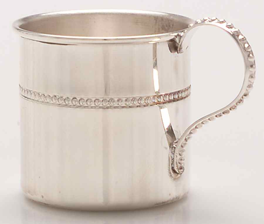 Sterling Hollowware Baby Cup Ornament by Lunt Silver-1