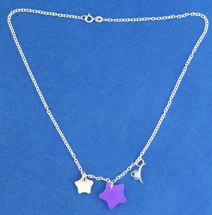 Sterling Hollowware Princess Necklace by Lunt Silver-1