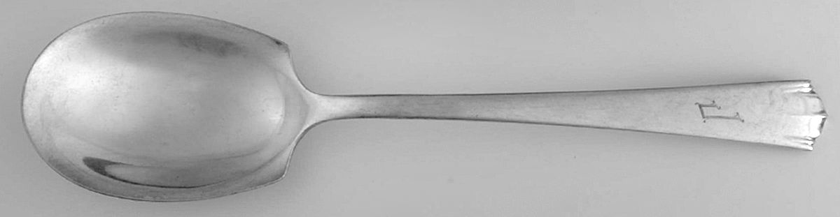 Modern American (Sterling, 1931) Sugar Spoon by Lunt Silver-1