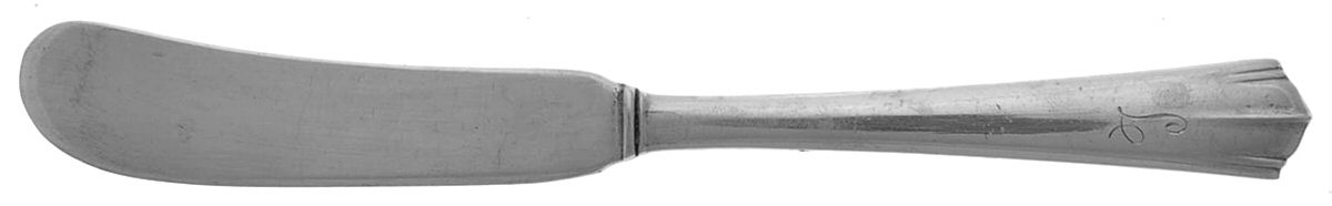 Modern American (Sterling, 1931) Flat Handle Butter Spreader by Lunt Silver-1
