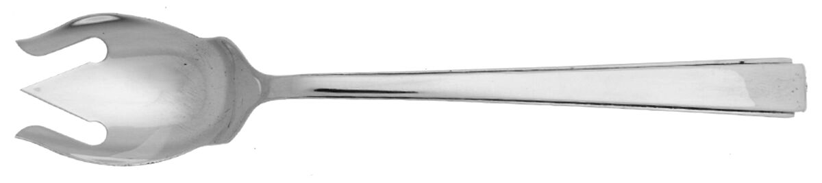Modern Classic (Sterling, 1934, No Monos) Ice Cream Fork HC by Lunt Silver-1