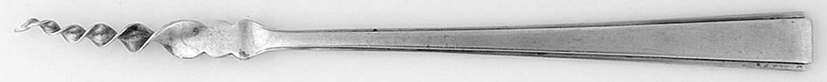 Modern Classic (Sterling, 1934, No Monos) One Tine Butter Pick by Lunt Silver-1