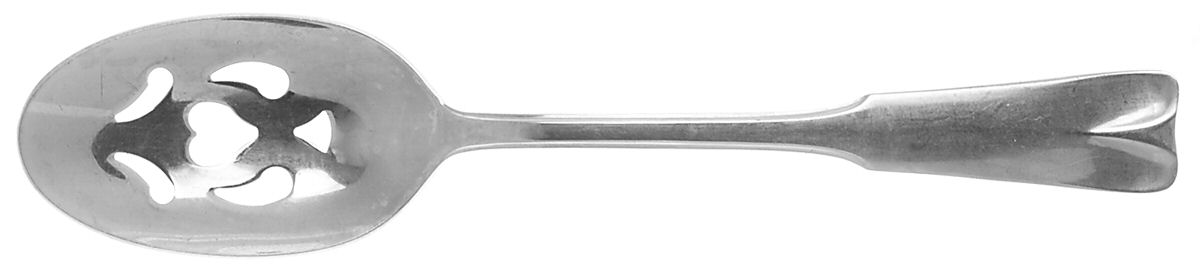 Modern Classic (Stainless, 1980, Satin Handle) Pierced Tablespoon (Serving Spoon) by Lunt Silver-1