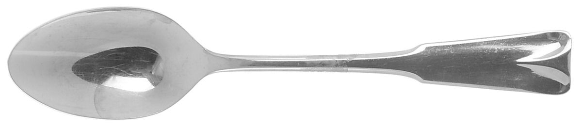 Modern Classic (Stainless, 1980, Satin Handle) Place/Oval Soup Spoon by Lunt Silver-1