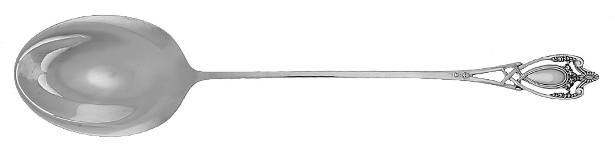 Monticello (Sterling, 1908) Large Lettuce Serving Spoon by Lunt Silver-1