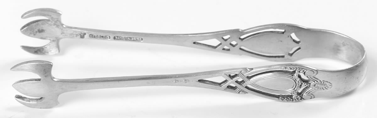 Monticello (Sterling, 1908) Bon Bon Tongs by Lunt Silver-1