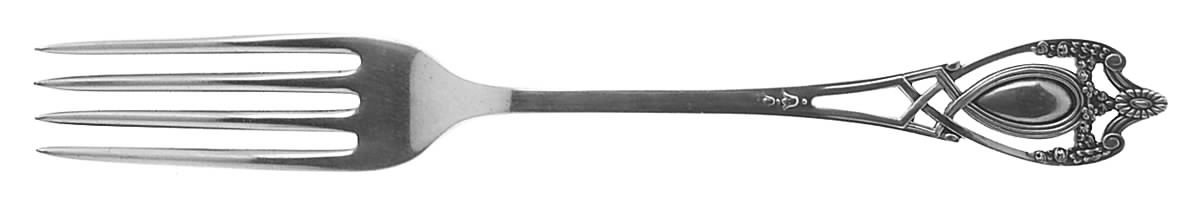 Monticello (Sterling, 1908) Fork by Lunt Silver-1