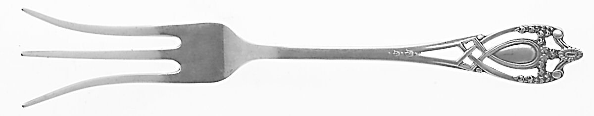 Monticello (Sterling, 1908) Lemon Fork by Lunt Silver-1