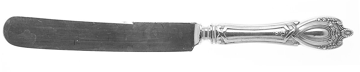 Monticello (Sterling, 1908) Old French Hollow Knife with Bolster by Lunt Silver-1