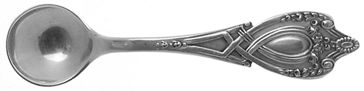 Monticello (Sterling, 1908) Individual Salt Spoon by Lunt Silver-1