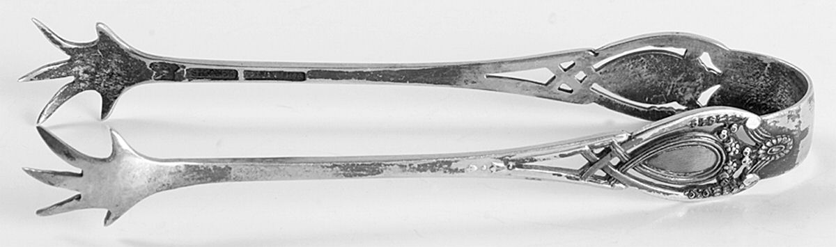 Monticello (Sterling, 1908) Large Sugar Tongs by Lunt Silver-1