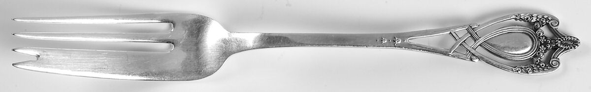 Monticello (Sterling, 1908) Pastry Fork by Lunt Silver-1