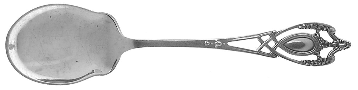 Monticello (Sterling, 1908) Jam Spoon by Lunt Silver-1