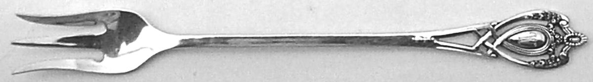 Monticello (Sterling, 1908) Cocktail/Seafood Fork by Lunt Silver-1