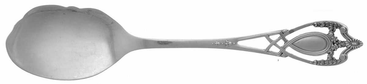 Monticello (Sterling, 1908) Large Solid Jelly Server by Lunt Silver-1
