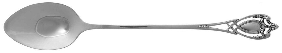 Monticello (Sterling, 1908) Parfait Spoon (Solid Piece) by Lunt Silver-1