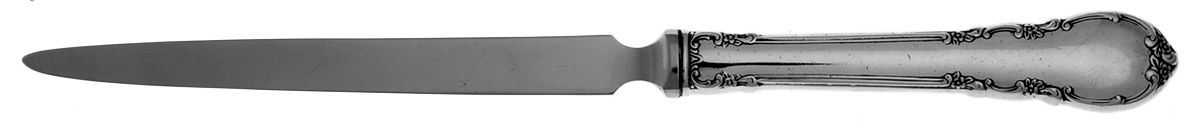 Modern Victorian (Sterling, 1941, No Monos) Letter Opener with Stainless Blade by Lunt Silver-1