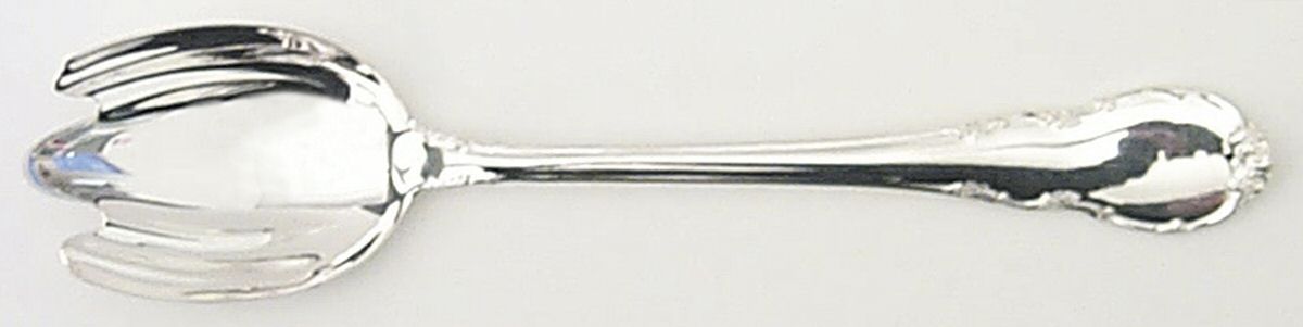 Modern Victorian (Sterling, 1941, No Monos) Ice Cream Fork by Lunt Silver-1