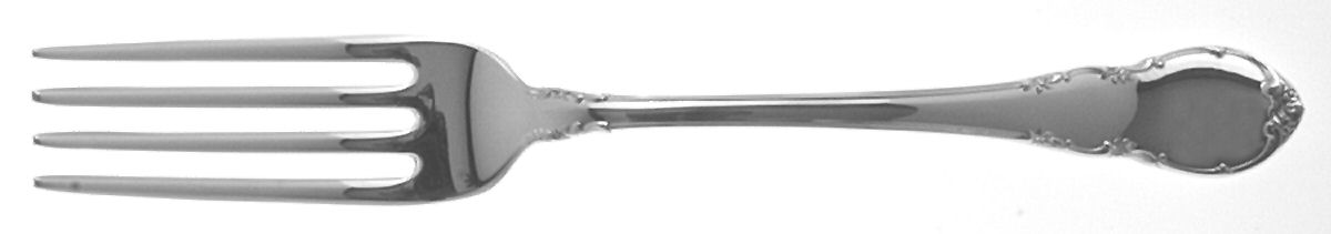 Modern Victorian (Sterling, 1941, No Monos) Youth Fork by Lunt Silver-1