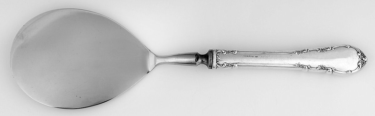Modern Victorian (Sterling, 1941, No Monos) Hollow Handle Flat Server W/Stainless Blade by Lunt Silver-1
