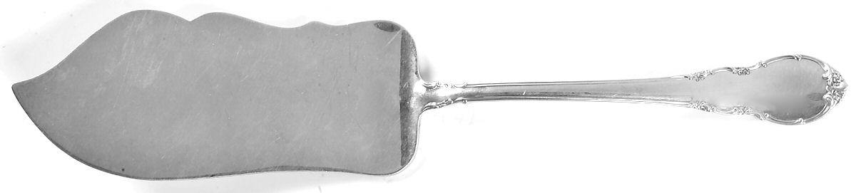 Modern Victorian (Sterling, 1941, No Monos) Large Solid Fish Serving Knife by Lunt Silver-1