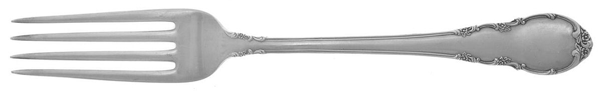 Modern Victorian (Sterling, 1941, No Monos) Fork by Lunt Silver-1