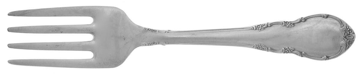 Modern Victorian (Sterling, 1941, No Monos) Baby Fork by Lunt Silver-1