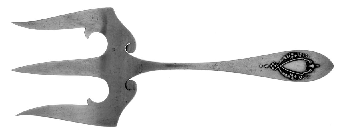 Mount Vernon (Sterling, 1905) Solid Toast Serving Fork by Lunt Silver-1