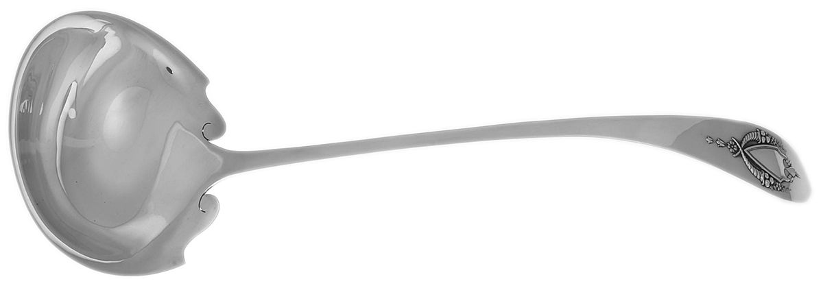 Mount Vernon (Sterling, 1905) Large Solid Soup Ladle by Lunt Silver-1