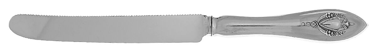 Mount Vernon (Sterling, 1905) Orange Knife with Silverplate Blade by Lunt Silver-1