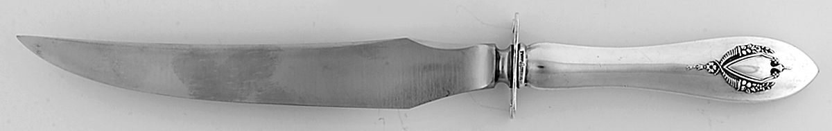 Mount Vernon (Sterling, 1905) Small Steak Carving Knife with Stainless Blade by Lunt Silver-1
